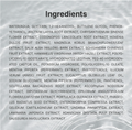 List of ingredients on a textured gray background, Dr.Althea Premium Quick Step Sebum Cleanser 100ml