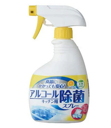 MITSUEI Kitchen Bleach Sanitizer Bubble Spray 400ml, front packaging