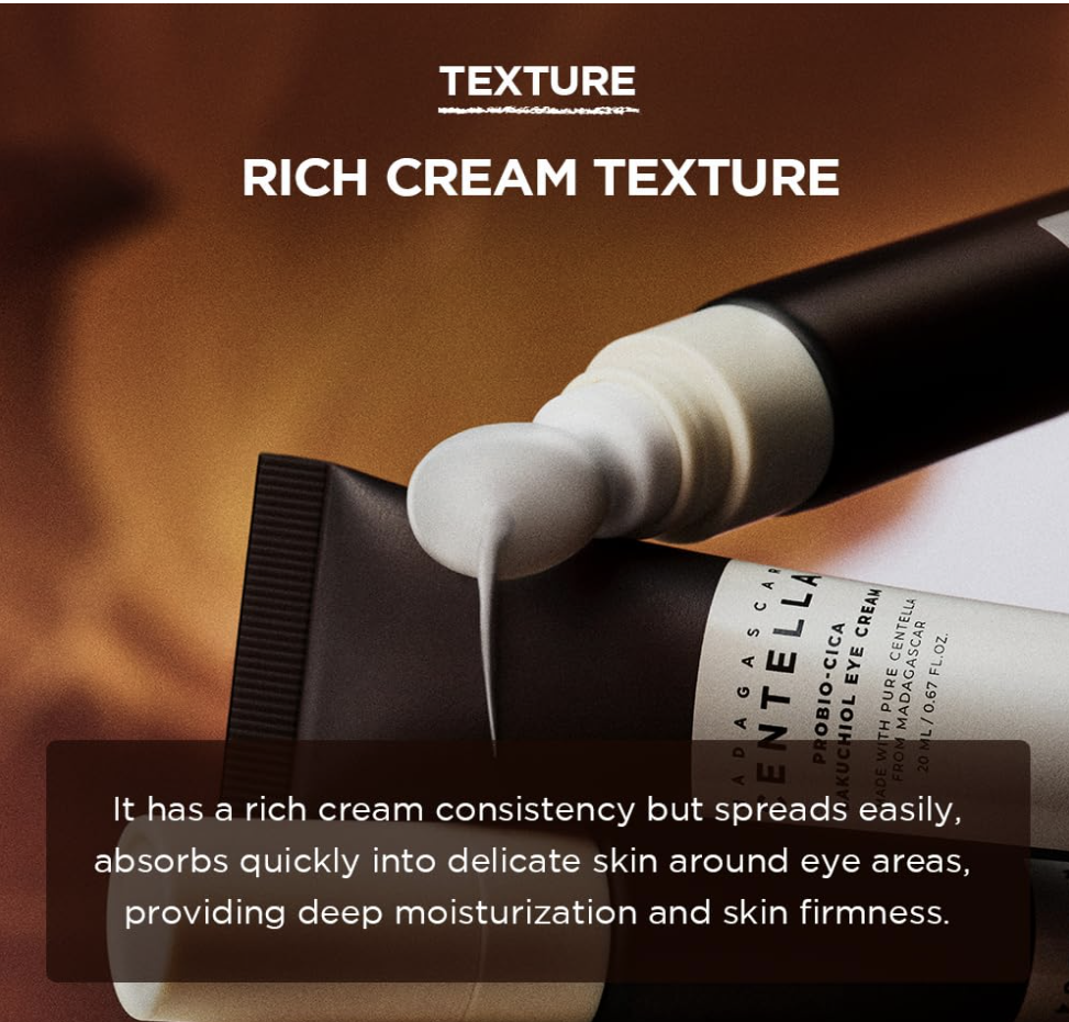 SKIN1004 Madagascar Centella Probio-Cica Bakuchiol Eye Cream 20ml