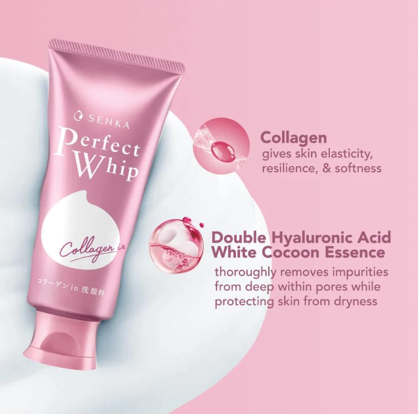 Shiseido Senka Perfect Whip Collagen in Facial Wash 120g