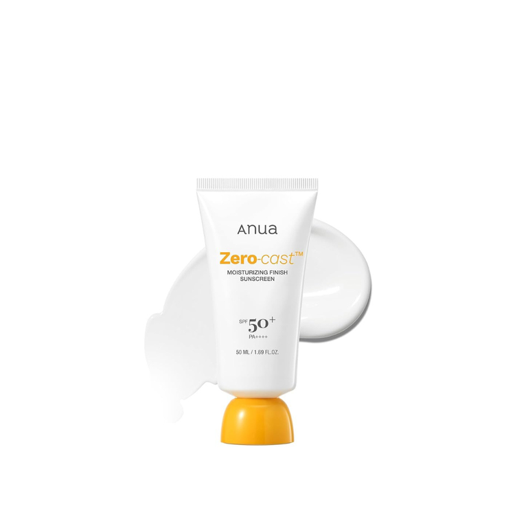 Anua Zero-cast Moisturizing Finish Sunscreen SPF 50 50ml