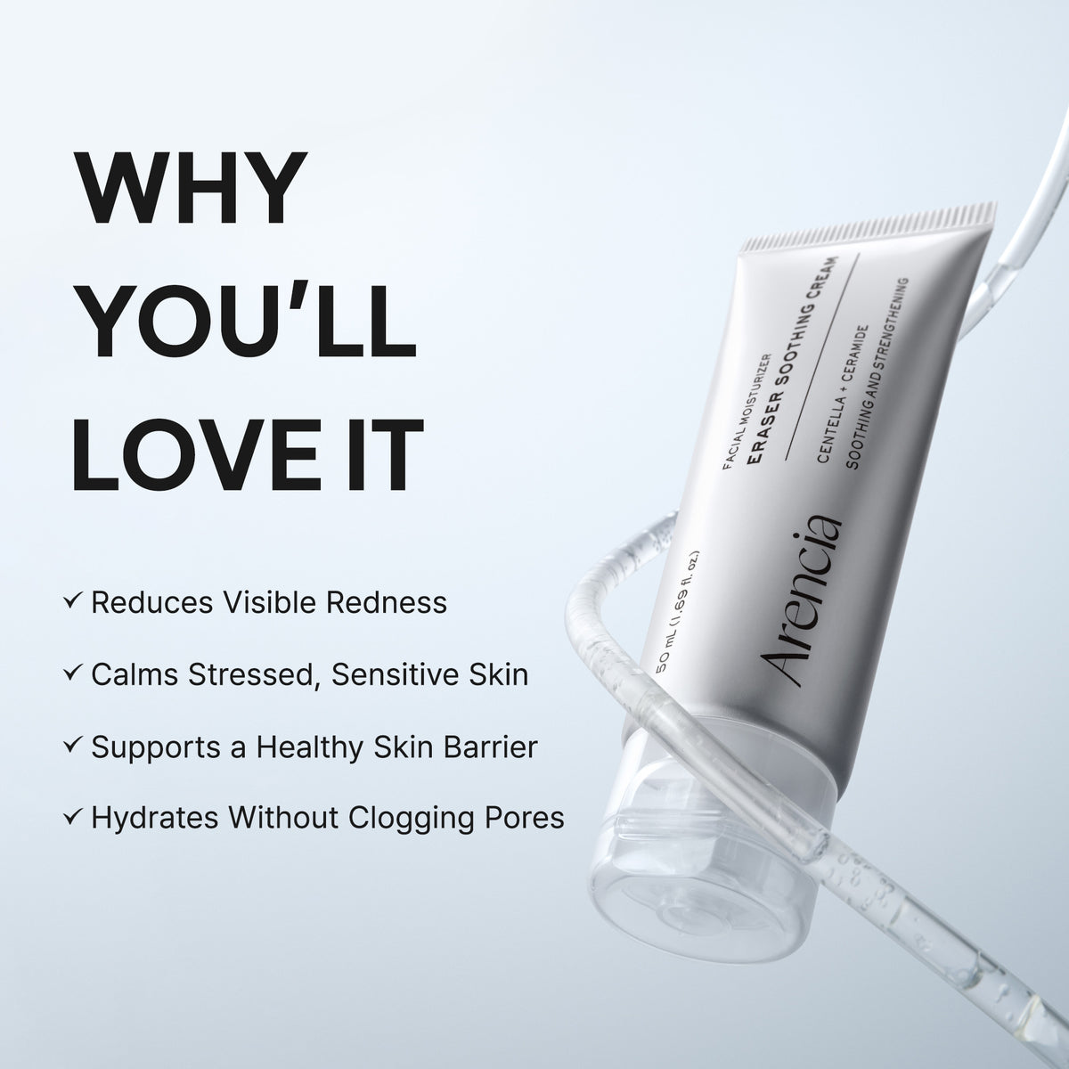 Arencia Eraser Soothing Cream benefits