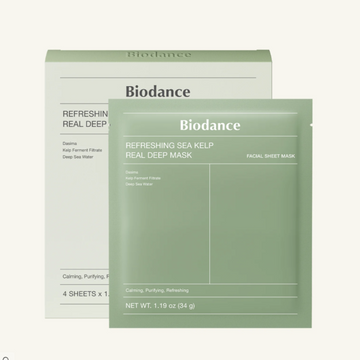 Biodance Refreshing Sea Kelp Real Deep Mask 4 Sheets