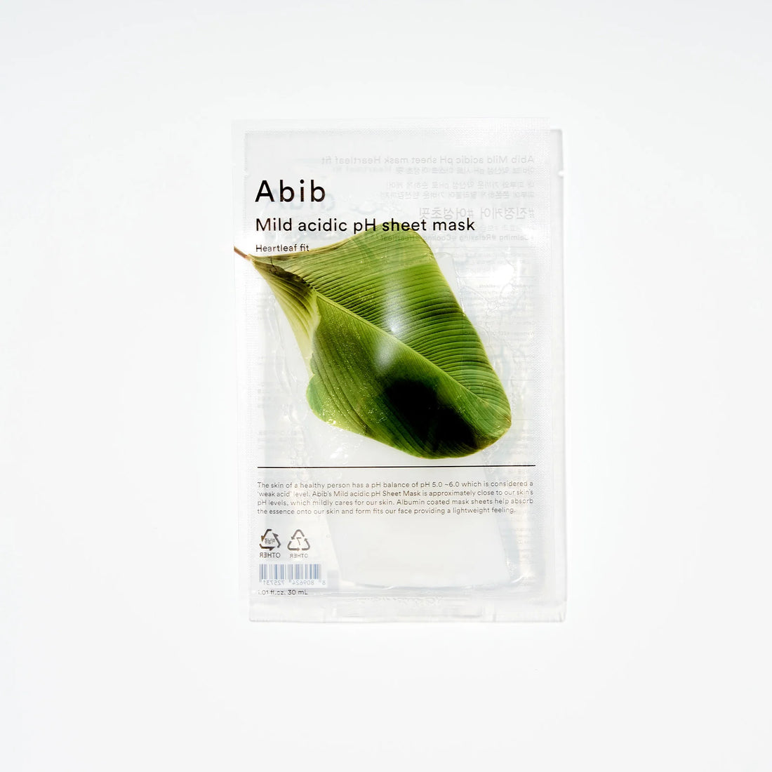 Abib Mild Acidic PH Sheet Mask 10pcs
