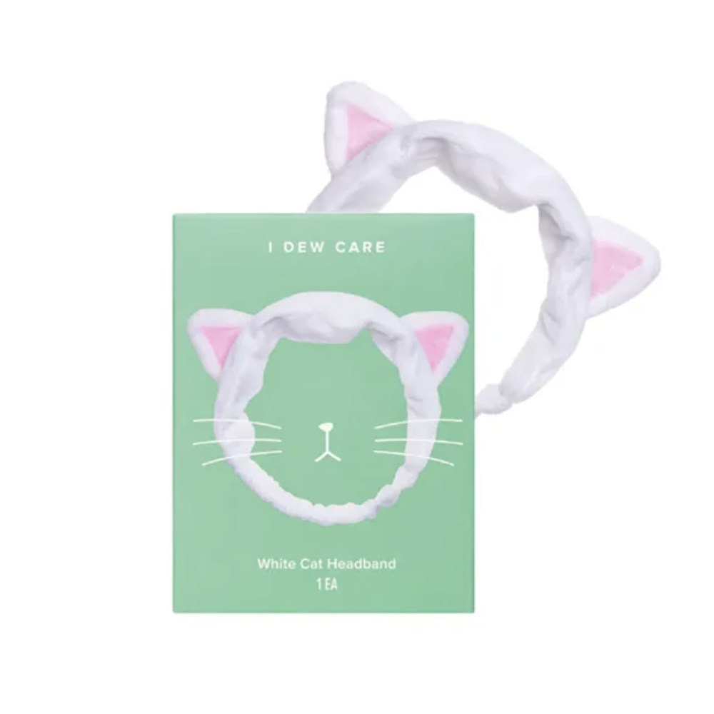 I DEW CARE White Cat Headband