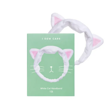 I DEW CARE White Cat Headband