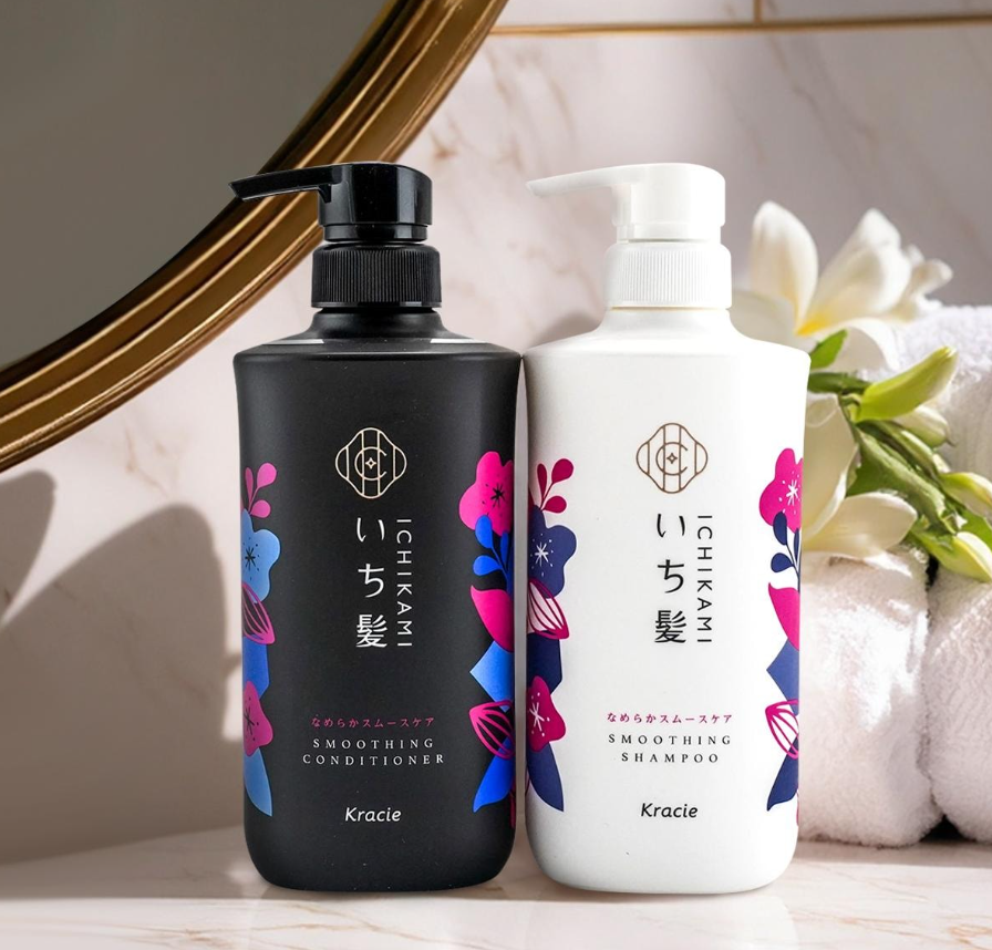 Ichikami Smooth  Shampoo & Conditioner Set 480g*2