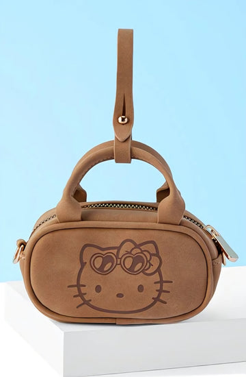 MINISO x Hello Kitty Summer Black Skin Series Mini Coin Pouch Keychain Bag