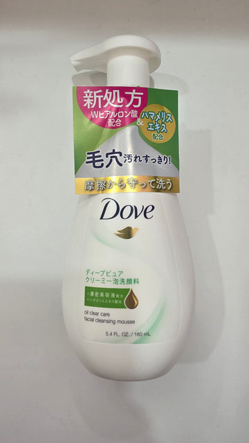 Dove oil clear care cleansing mousse 160ml