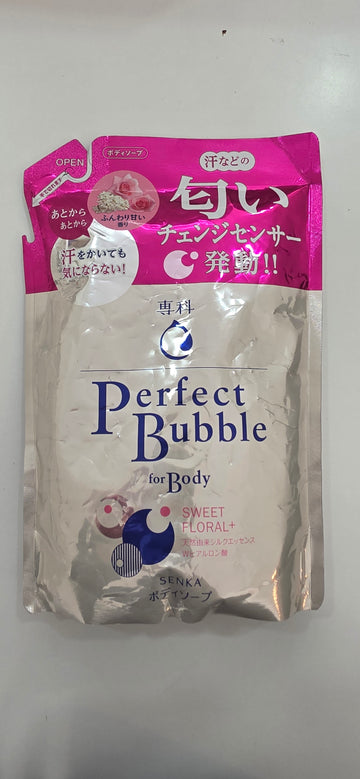 Senka Perfect Bubble For Body Sweet Floral refill 350ml