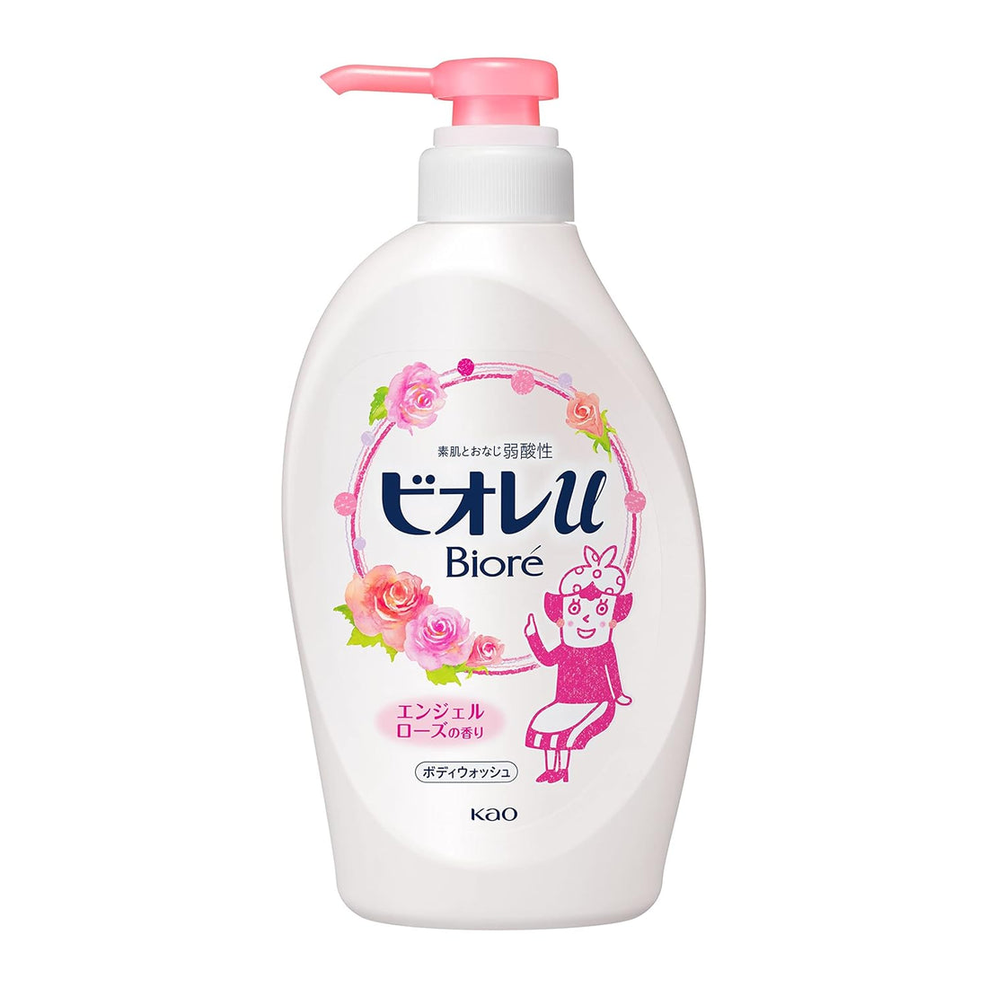 Kao Biore U Body Wash (Lemon Citrus / Bubble / Rose) 480ml