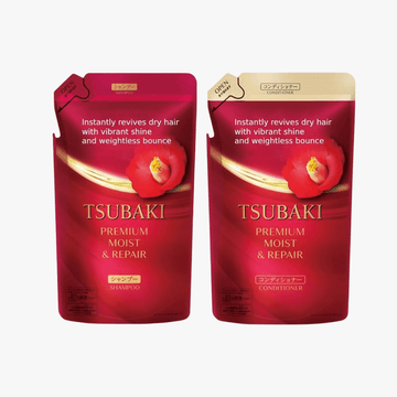 Tsubaki Premium Moist & Repair set refill 300ml×2