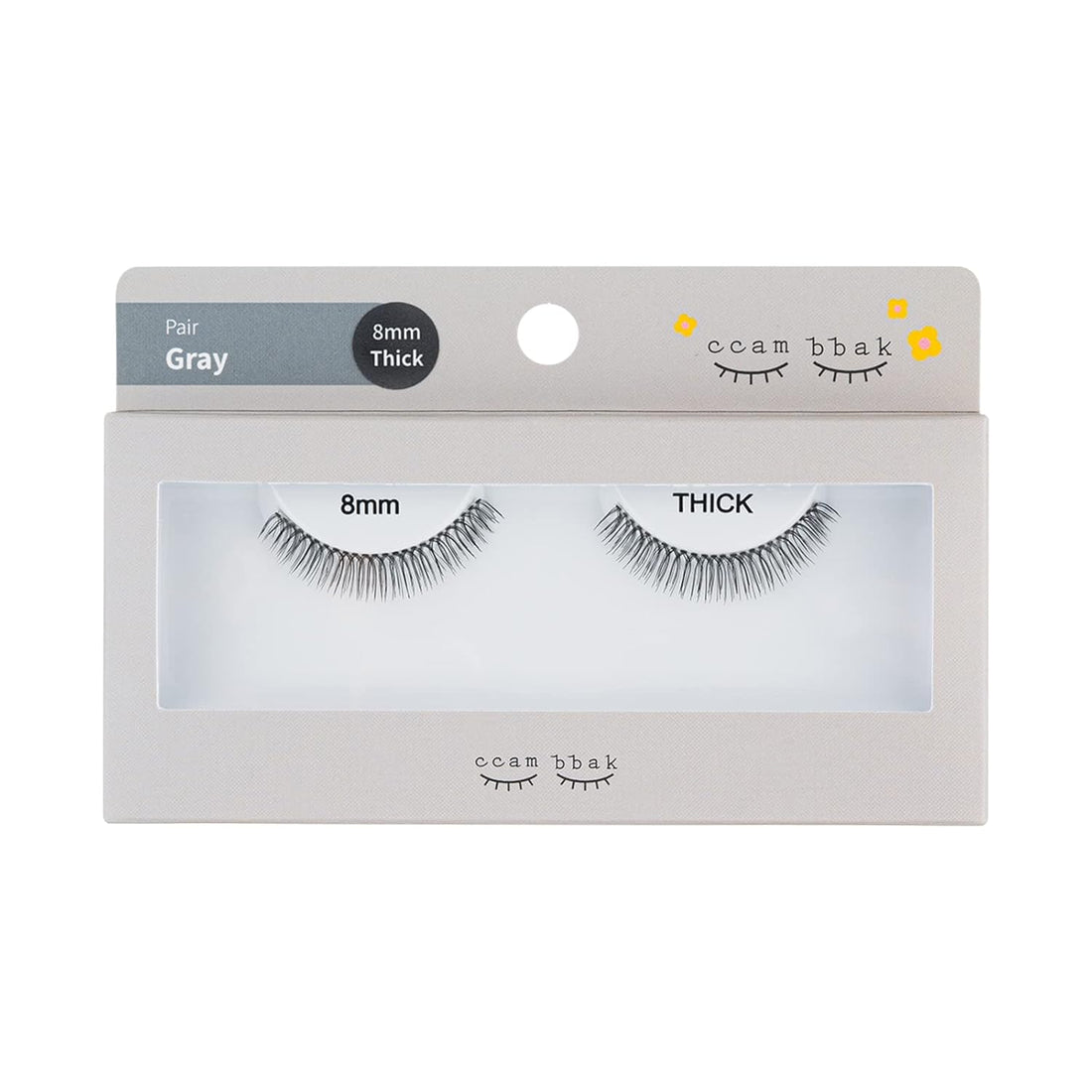 Ccam Bbak pair 8mm Lashes Extension-light