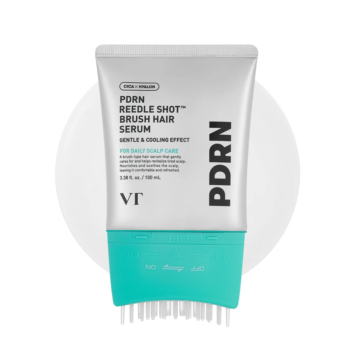 VT PDRN Reedle Shot Brush Hair Serum 100ml with brush applicator