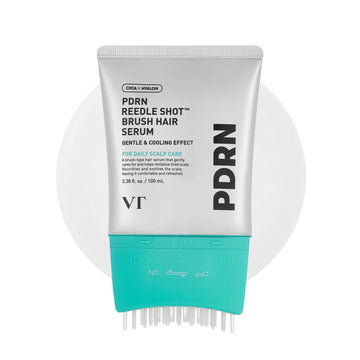 VT PDRN Reedle Shot Brush Hair Serum 100ml with brush applicator